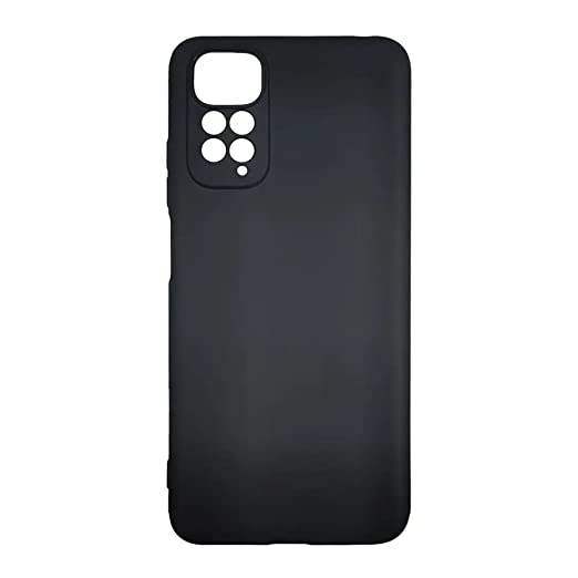 Case for Redmi Note 11 Pro 4G/5G 6.7 inch - Liquid Silicone Phone Back Cover (Black)