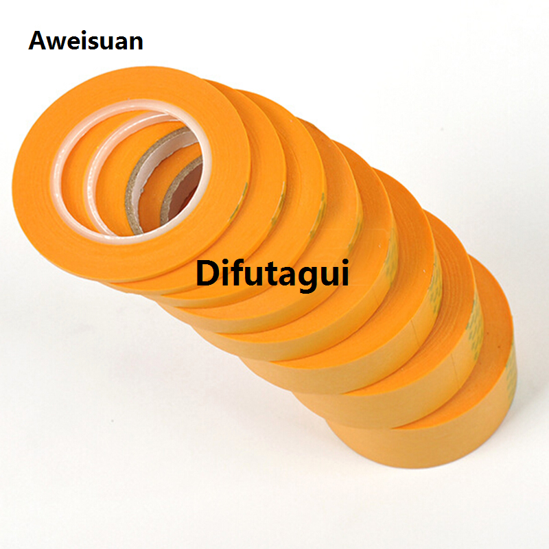 Difutagui 18M 1Roll Model Covering Tape Fine Line DIY Spraying Craft Tools Original Accessories 2mm/3mm/6mm Model Spraying Coating Color Ultra Tape