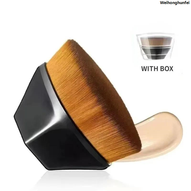 2025Foundation Brush BB Cream No Trace High Density Fiber Hair Easy to Carry Mini Makeup Brush With Box Beauty Tools Professional