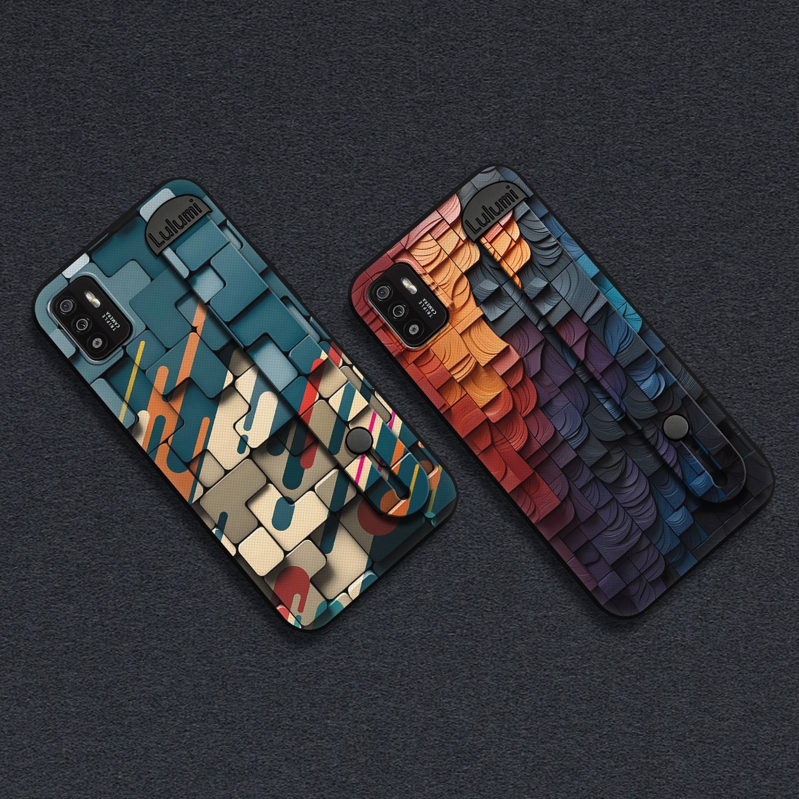 Simple Personality Phone Case For ZTE Zmax 11/Z6251 Wristband Waterproof Wrist Strap Kickstand Durable Protective Nature