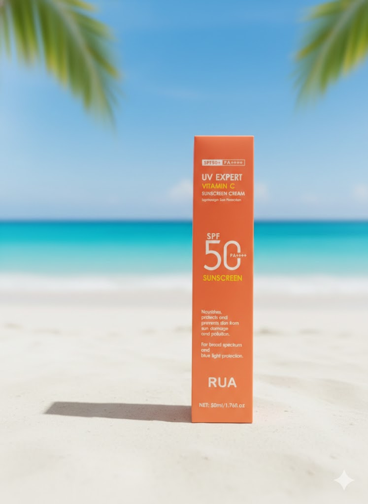 UV Expert SPF 50+ Sunscreen by RUA | Long-Lasting Sun Protection Formula