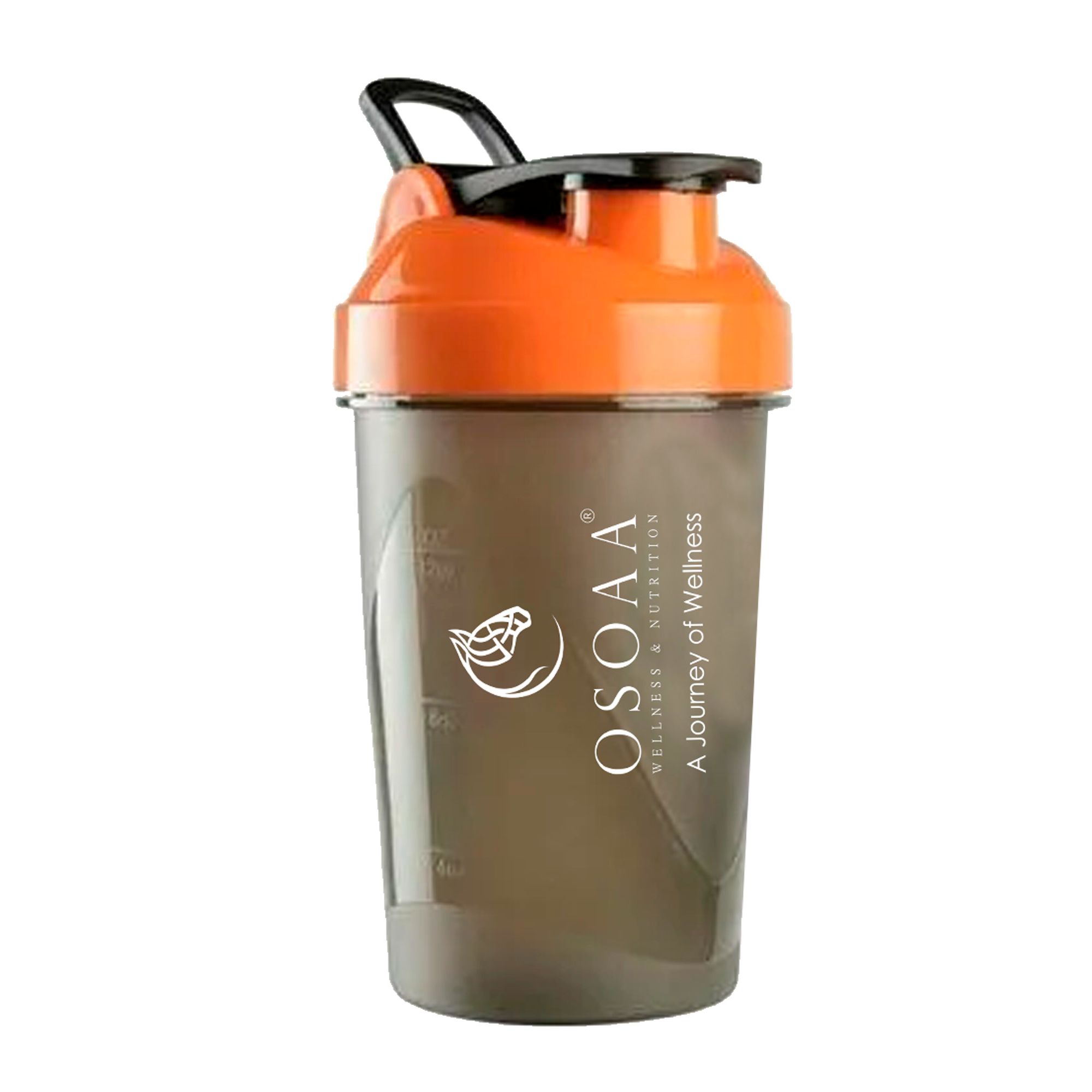 OSOAA Gym Shaker Bottle - 500ml, Sipper Bottle Ideal for Protein & Workout Powder Mixer, BPA Free Material