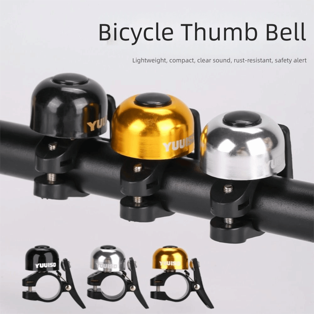 Creative Aluminum Alloy Bicycle Electronic Horn Alarm Sound Warning Function Loud Warning Sound Accessories Bicycle Handlebar Alarm