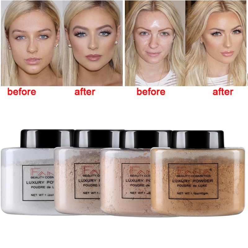 1 Piece FANA Beauty Luxury Loose Setting Powder - Lightweight Oil Control, Smooth Matte Finish (30g)