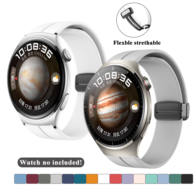 50% discount Magnetic Buckle Strap for Huawei Watch4 Watch3 22MM Universal Official Color Band for Huawei Watch 4pro/3pro/Buds/GT3 SE/GT 2E