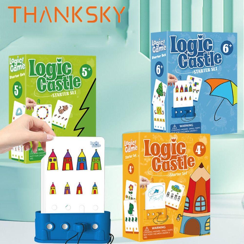 Hand-On Ability Montessori Kids Logic Key Puzzle Game Early Educational 3D Logic Key Thinking Training Multifunction Matching Game Key Thinking Puzzle Toy Christmas Gifts