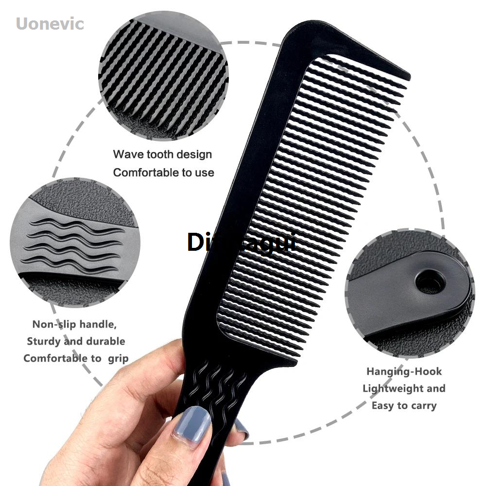 Difutagui Beauty tools hairdresser haircut scissors comb anti-static Luxury Profesional flat top comb hairdresser professional salon
