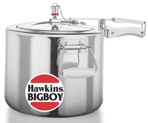 Hawkins Silver Aluminum Classic Pressure Cooker (E30) -18 Litre