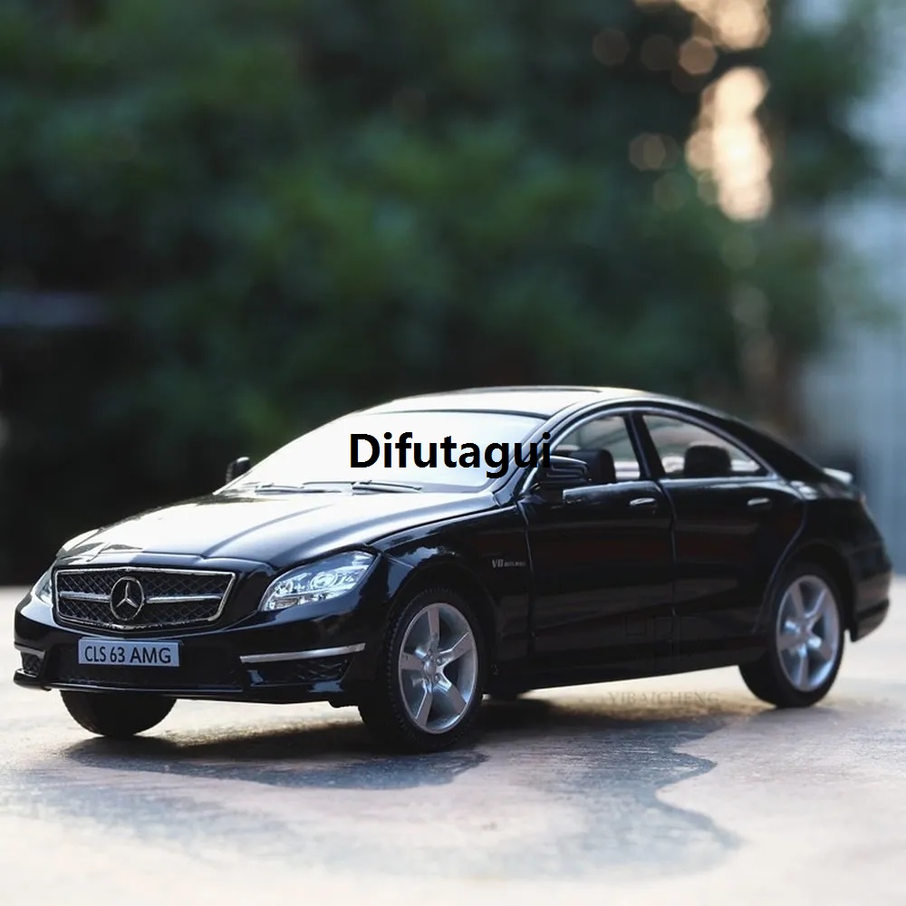 Difutagui 2025 NEW Kids Model 1/36 Scale Mercedes Benz CLS Model Car Original Toy Alloy Belt Pull Back Rubber Tires Boy Gift Collection