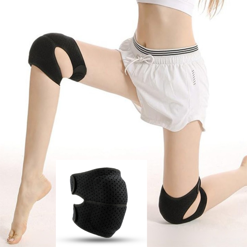1pcs New Thickened Sponge Sports Compression Knee Pads Anti-collision Breathable Knee Brace Support Shock-absorbing Knee Guards Men and Women