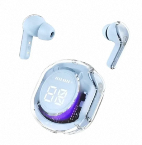 RC Ultrapods Wireless Bluetooth Earbuds Transparent TWS 5.3 LED light Display With Super Sound Quality