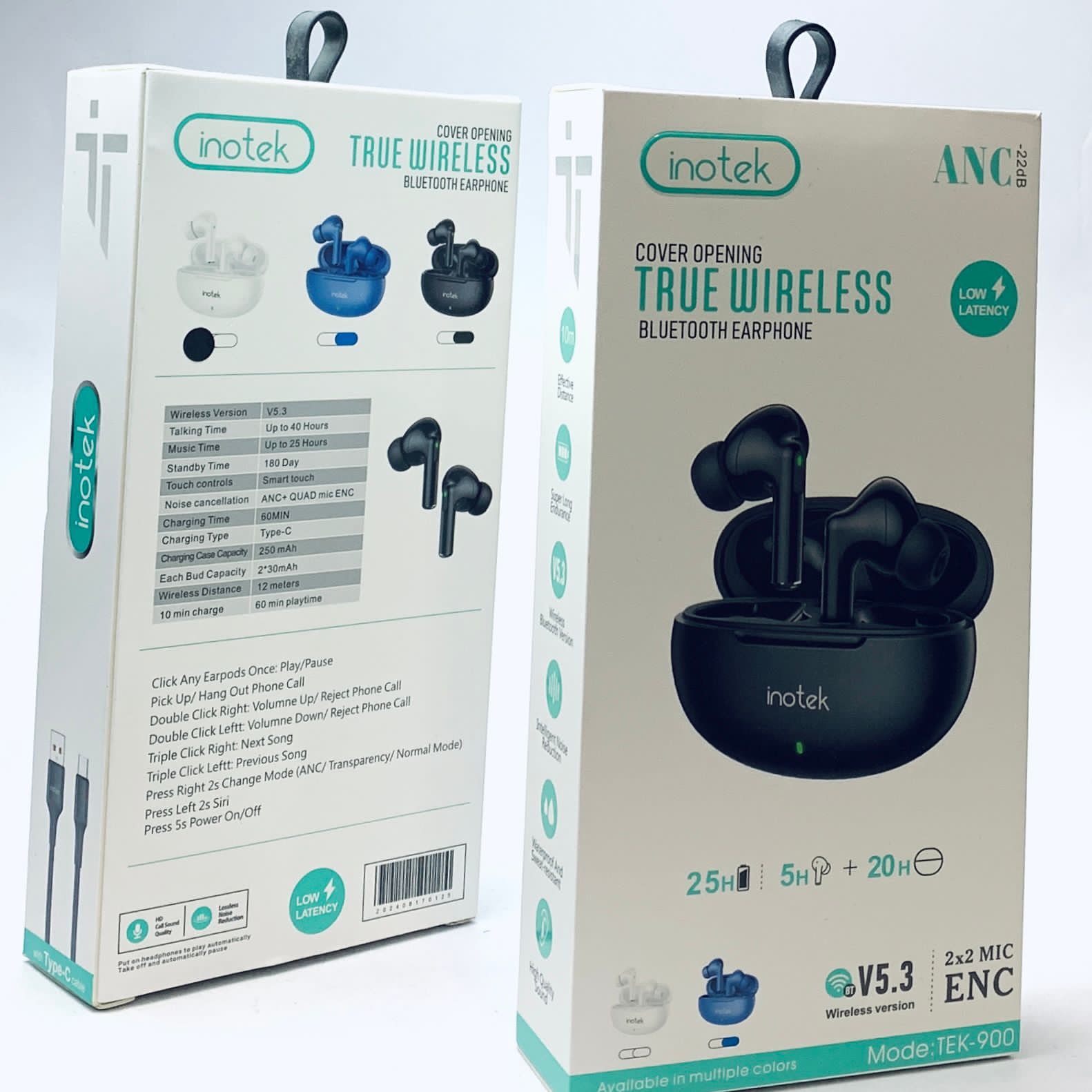Airpods Inotek V5.3 True Wireless High Audio With Strong Bass Supper Premium Quality