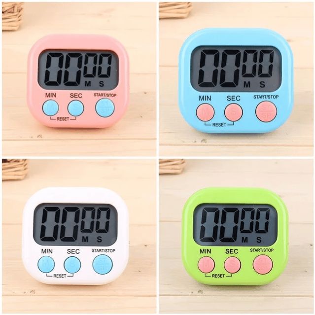 Digital Kitchen Timer Magnetic Countdown Timer Kitchen Loud Alarm Stopwatch Large Digits Timer Clock for Cooking Baking Boiling Egg Sports Games Office Classroom Kids Teacher Study Exercise