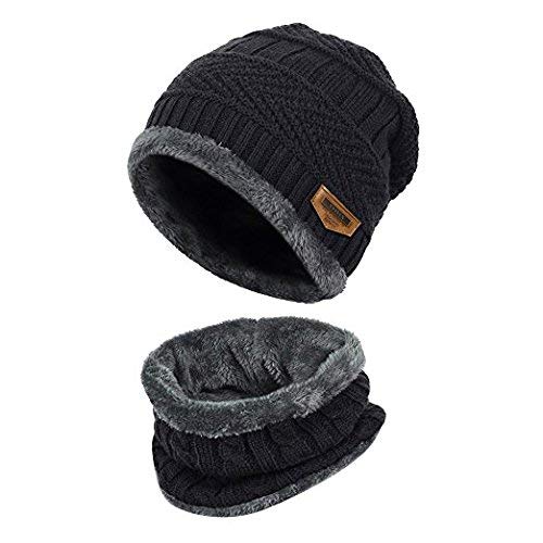 2 Pcs Winter Topi Set ( Topi & Neck Warmer) Inside Fur