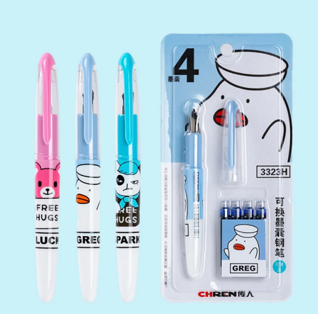 Spunky Add-ons Ink Pen With 4 Pcs Ink Cartridge Set