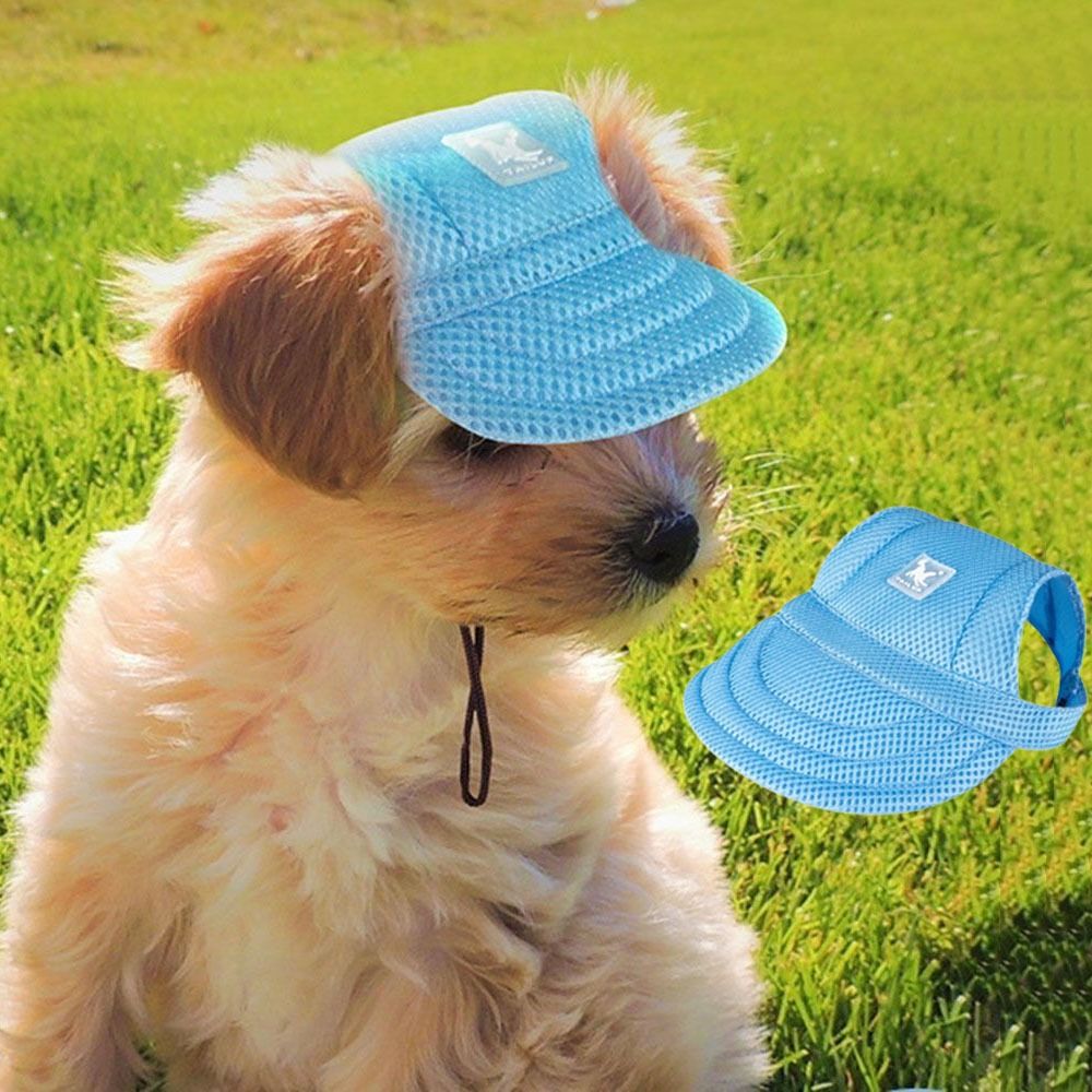 Fashion Adjustable Dog Baseball Cap Soft with Ear Holes Dog Parent-Child Hat Breathable Pet Sun Hat Outdoor