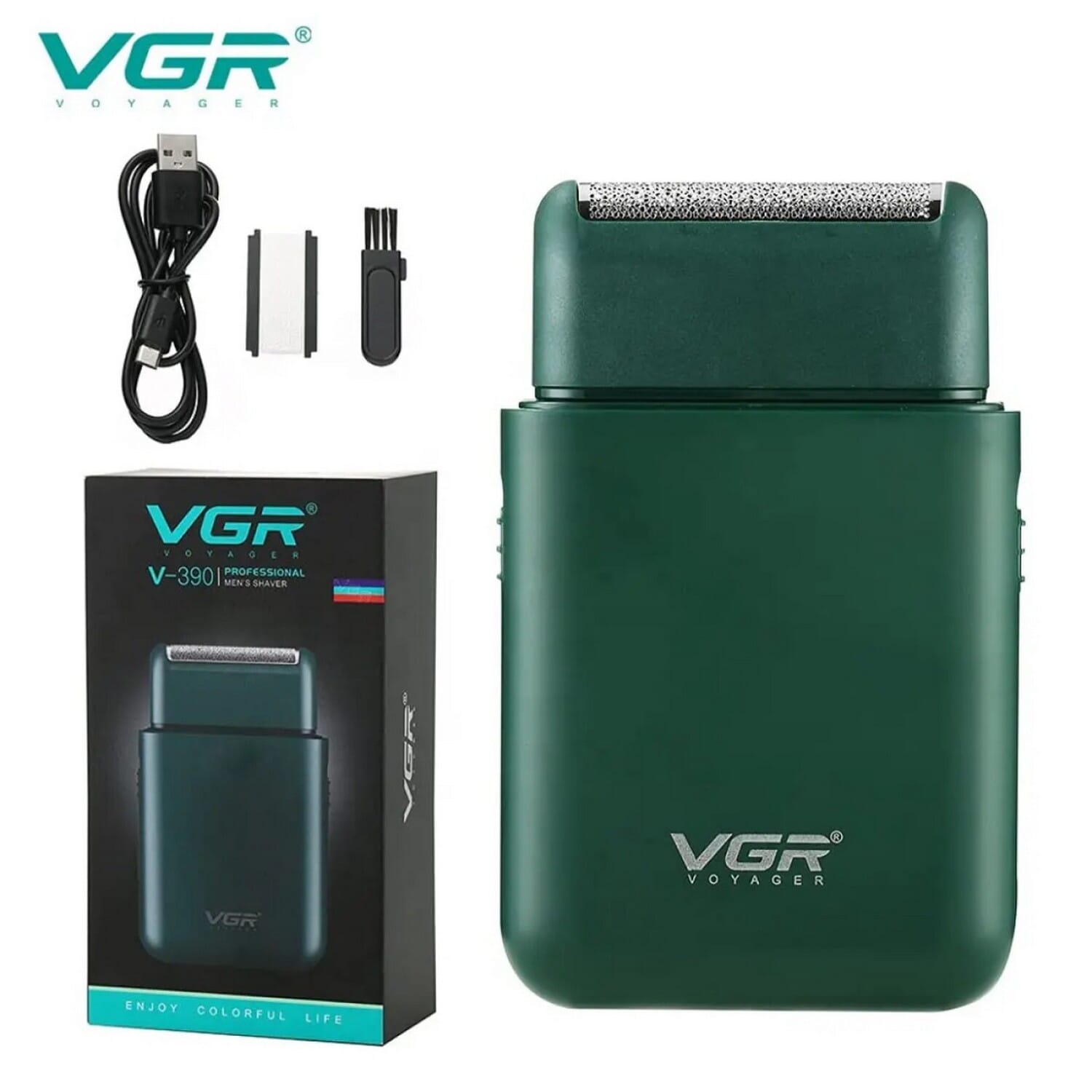 VGR V 390 Mini Pocket Rechargeable Beard Shaver For Men ShopHill