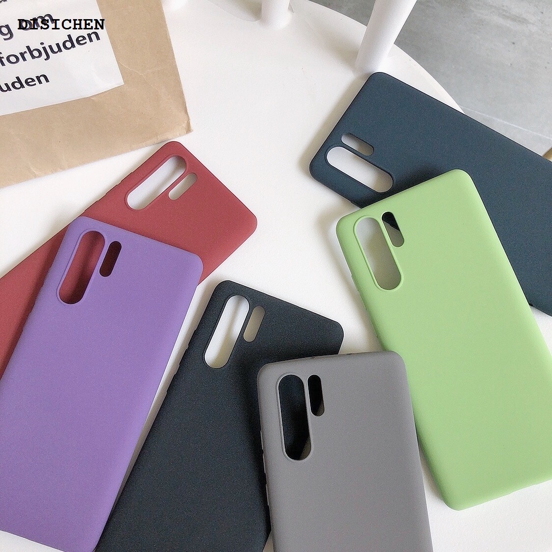 DISICHEN Luxury Ultra-Thin Sandstone Case For Oneplus 7 7T Pro Luxury Vintage Matte Covers For Oneplus 6T 6 5T 5 One Plus 7 T Soft Slim Silicone