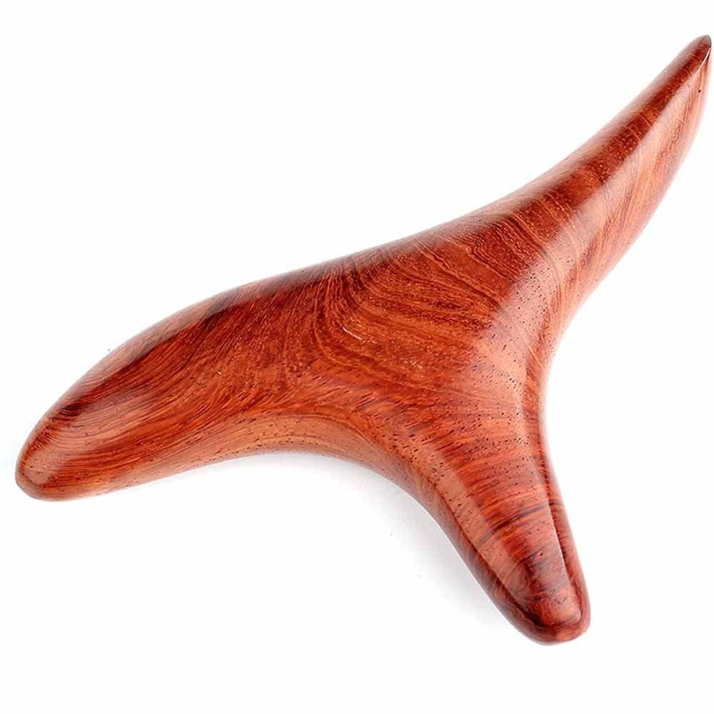 Hand Professional Wood Trigger Point Massager Acupoint Massager Massage Reflexology Tools Massage Gua Sha Tools Wooden SPA Tool Triangle Lymphatic Drainage Tools Leg