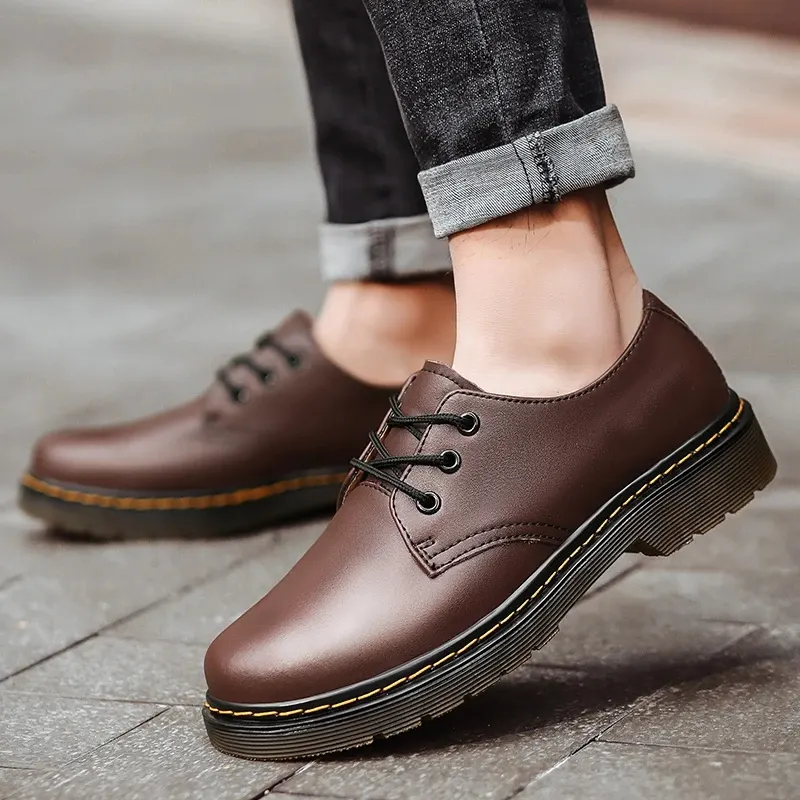 AtoZfootHouse Brown Lace-Up Glossy Formal Shoes For Men (G-917)