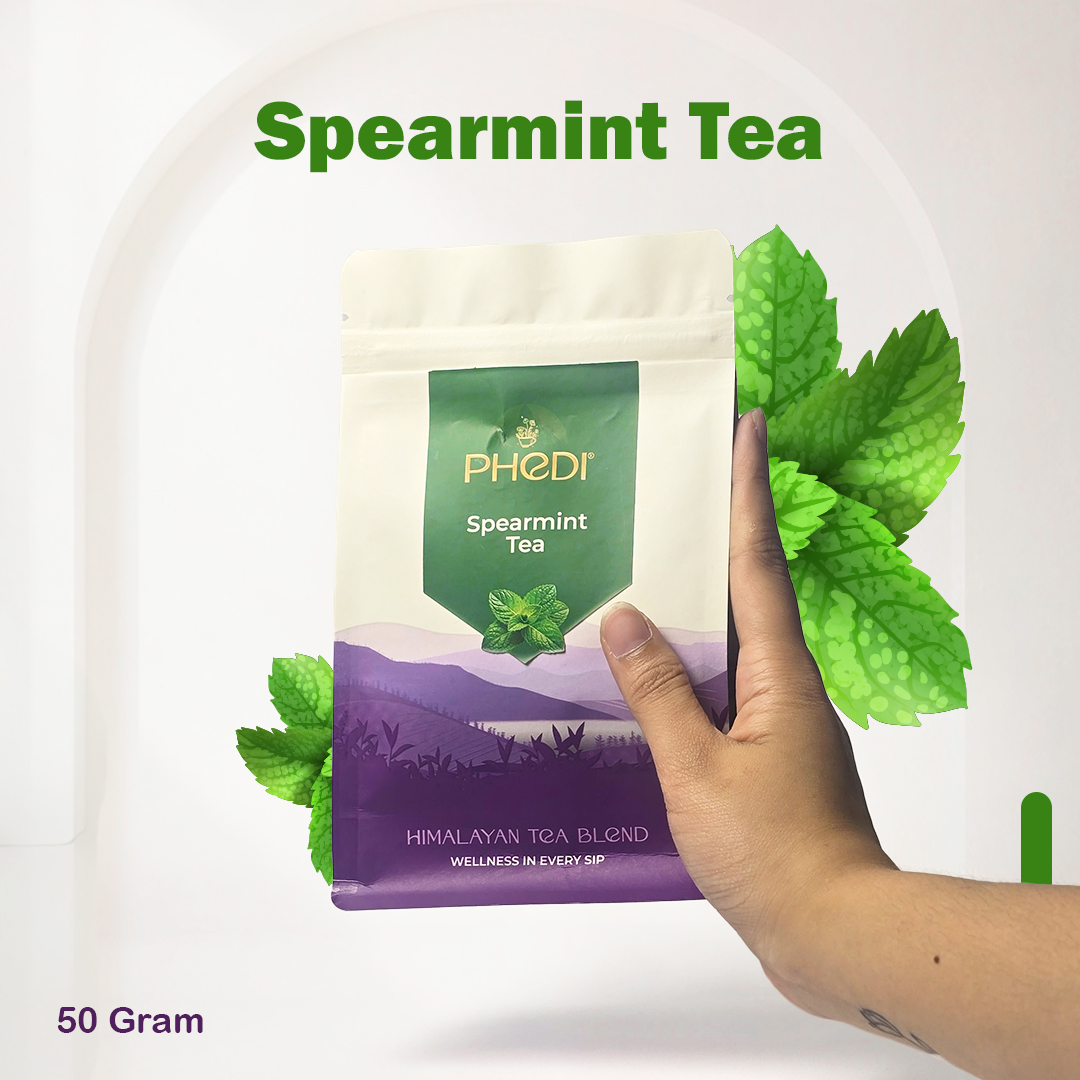 Phedi Spearmint Tea | 50g Cooling Digestive Mint Infusion Herbal Tea | Caffeine-Free