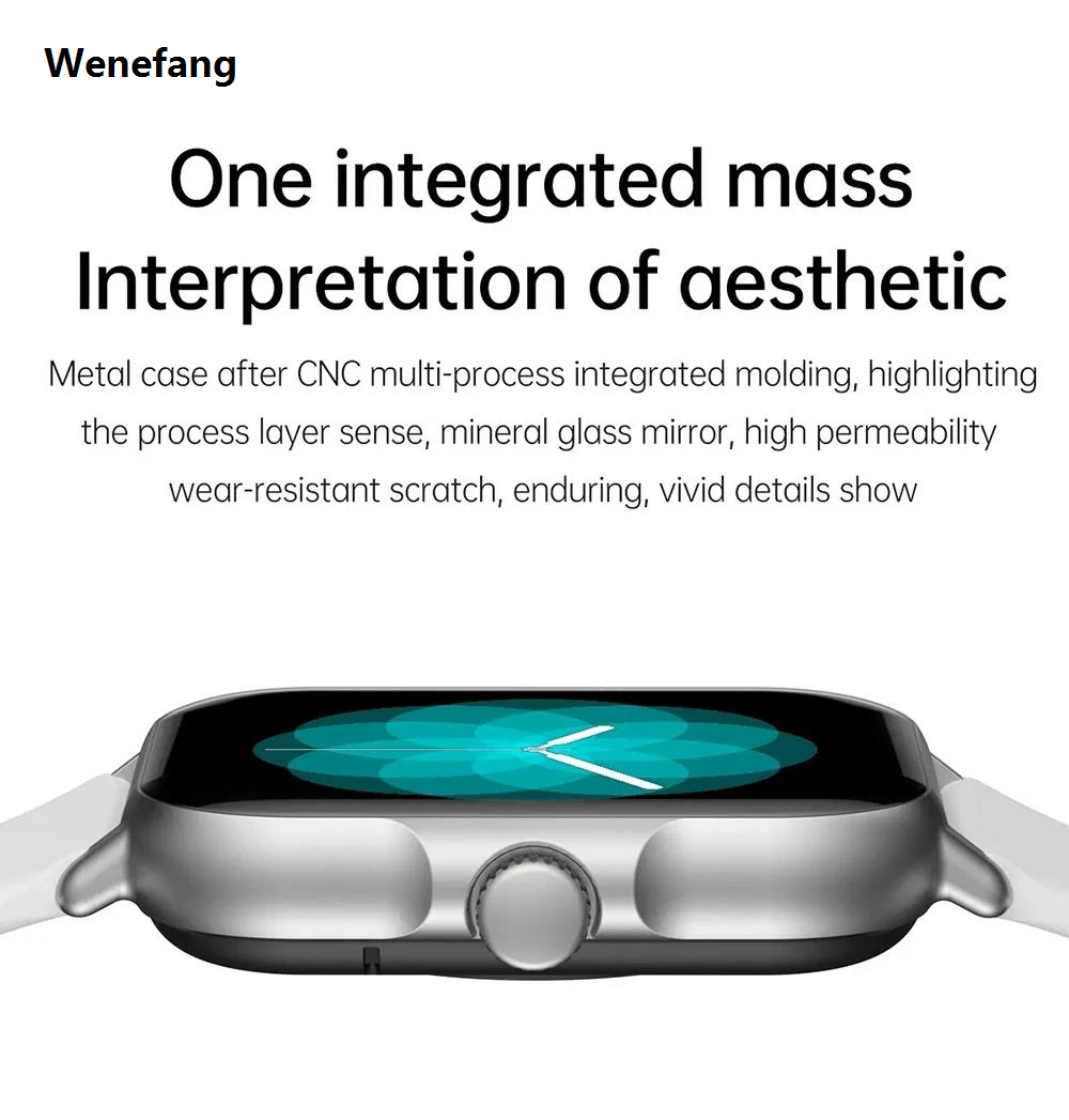 Wenefang 2024 New Smarthwhatch Rotate Button Bluetooth reloj hombre 1.83inch 【2025 Version】 HD Display Sports Smart Watch For Men Women Sports Watches