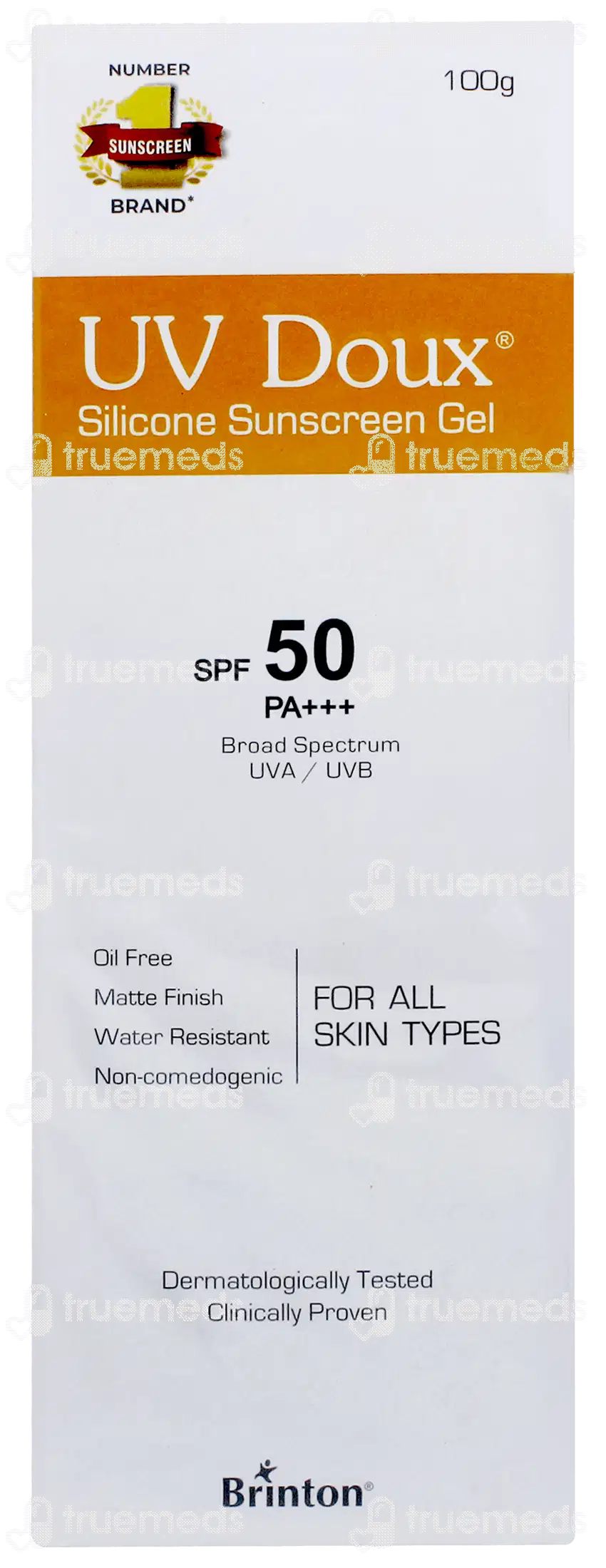 UV Doux Silicone Sunscreen Gel Spf 50+ , PA+++ - 100 gm