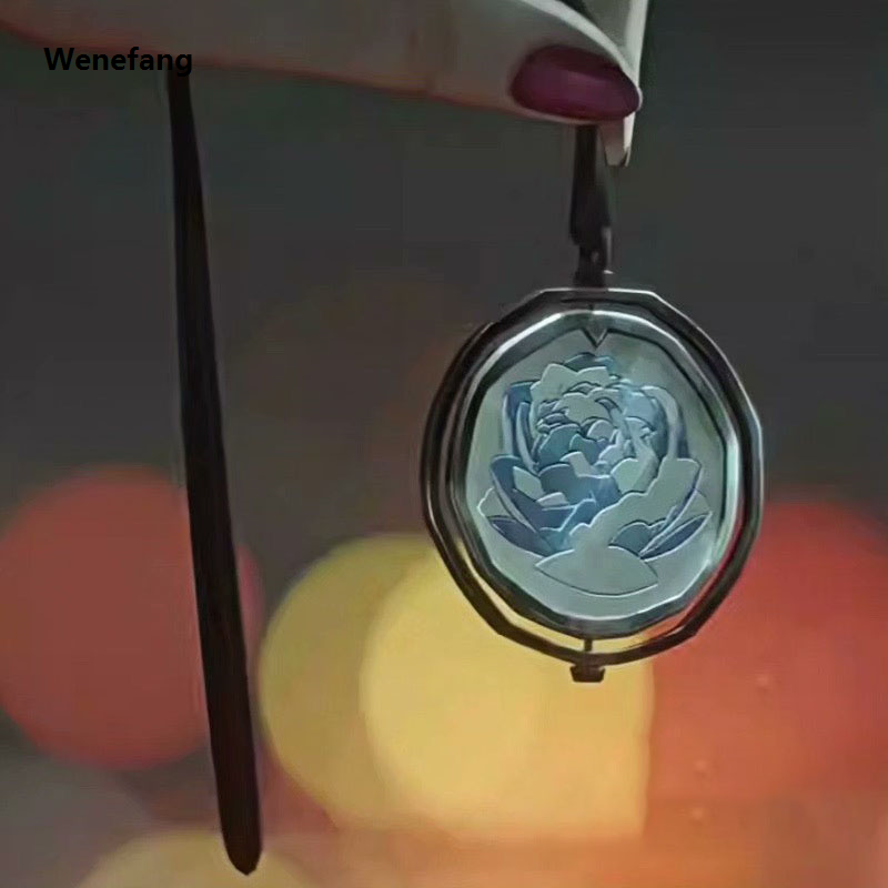 Wenefang LOL Jinx Arcane cosplay props necklace anime Arcane Ekko‌ Powder Hot Selling Lovers Pendant Christmas present Gaming Peripherals gift