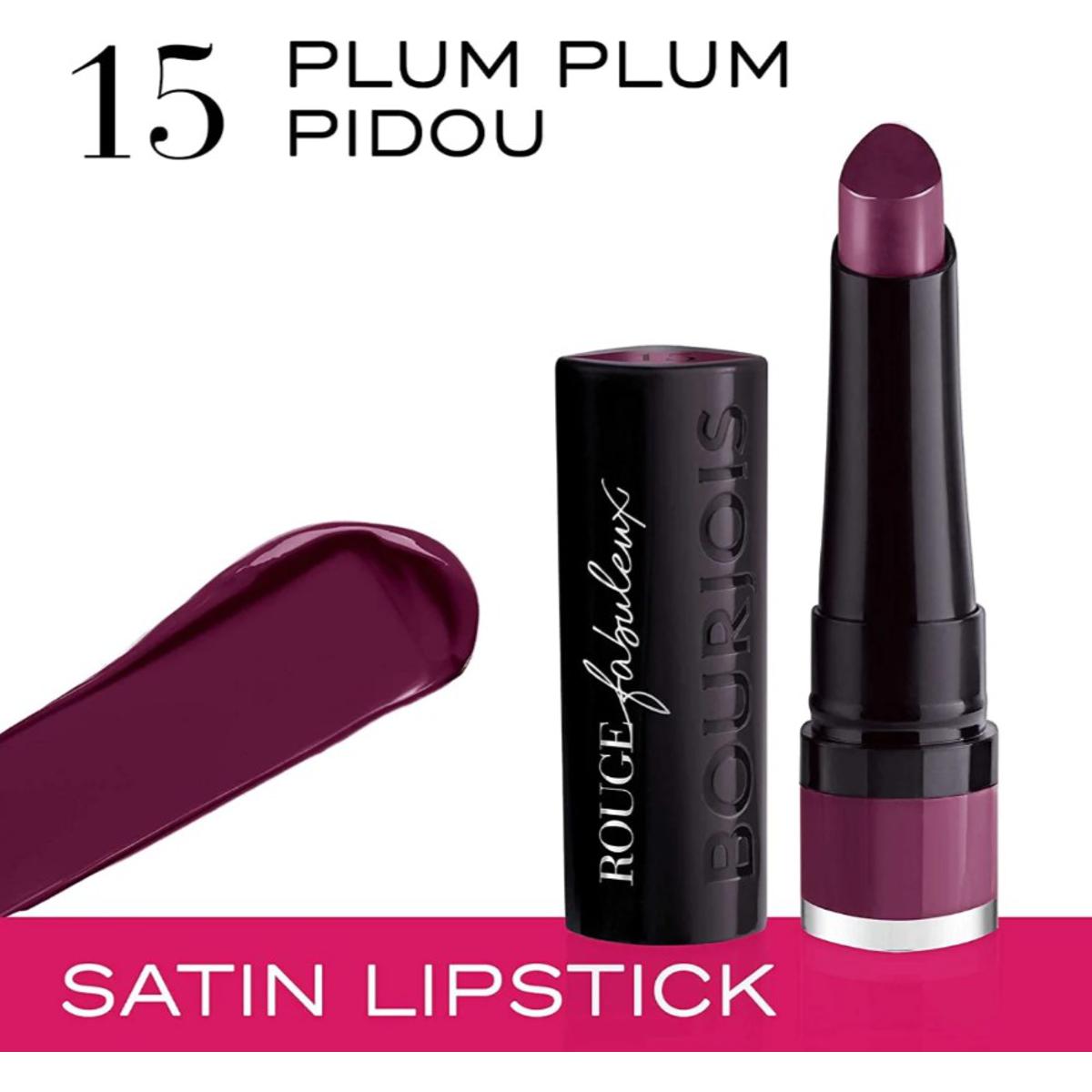 Bourjois - Rouge Fabuleux Lipstick - 15 Plum Plum Pidou - Beauty by Daraz