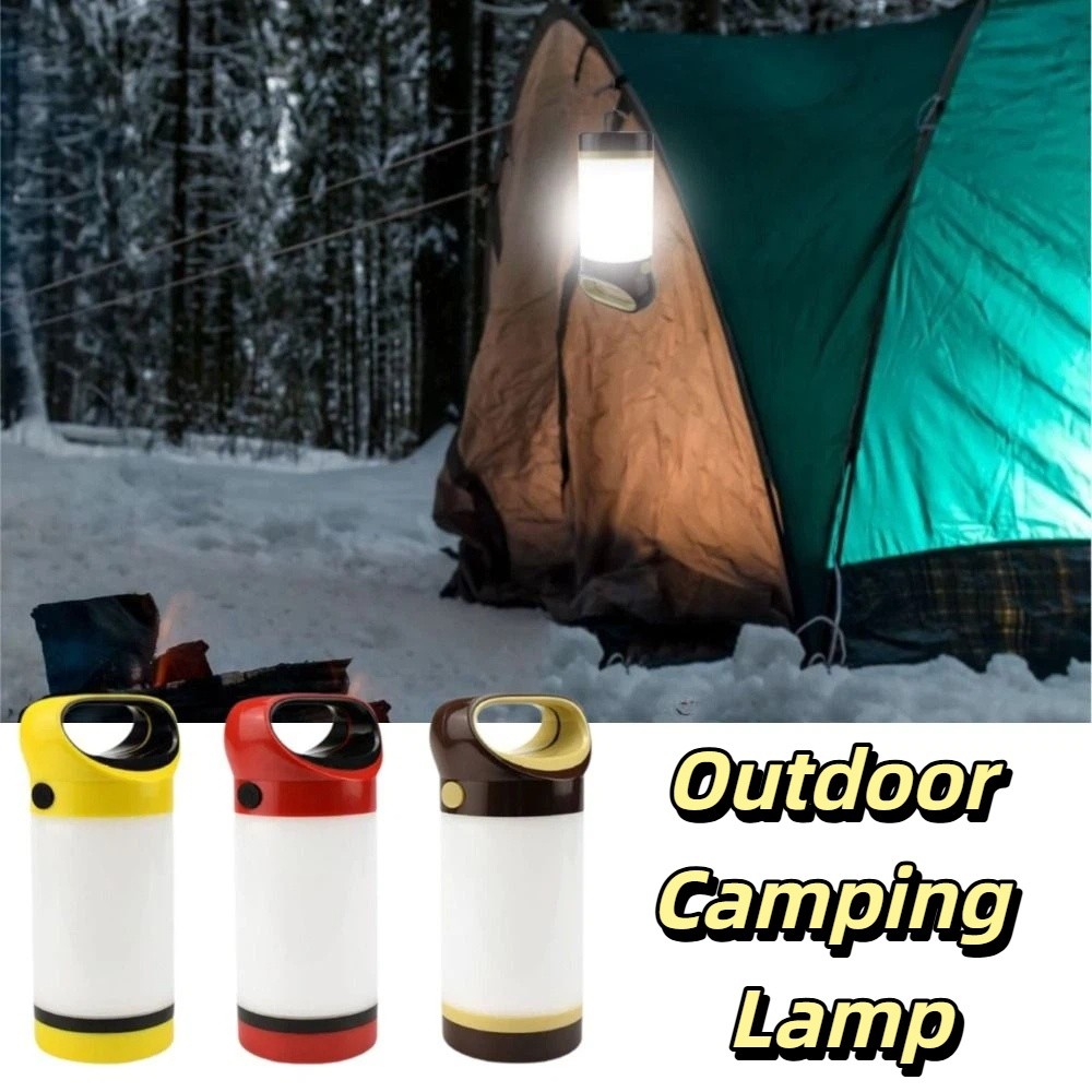 Lantern LED Lighting Outdoor Tent Lamp Hanging Function Portable Design Camping Lamp Power Outage Lighting Household Use Emergency Lamp Camping