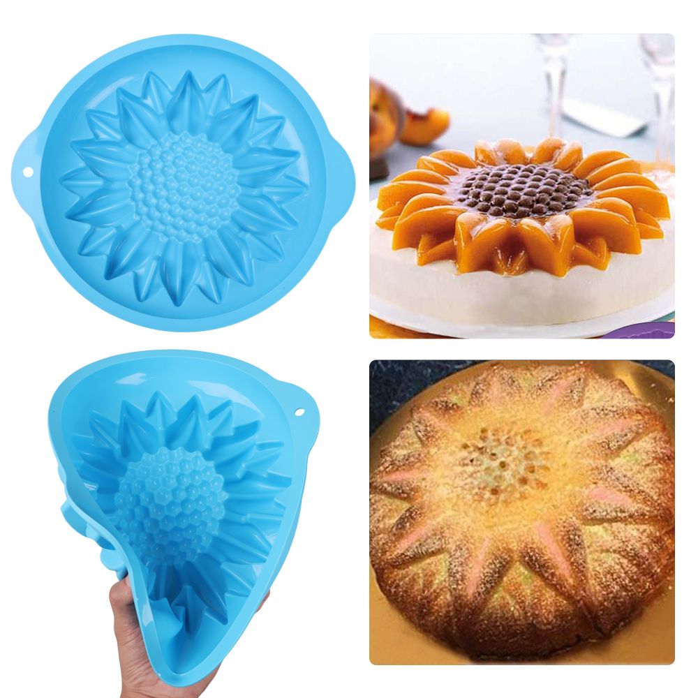 Baking Tool Bird's Nest Cake Making Rose Flower Cake Mould Dessert Tool 3D Silicone Mould