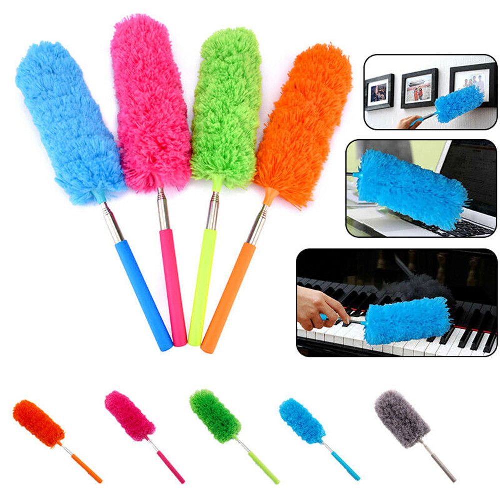 Portable Washable Travel Extendable Duster Feather Duster Long Telescopic