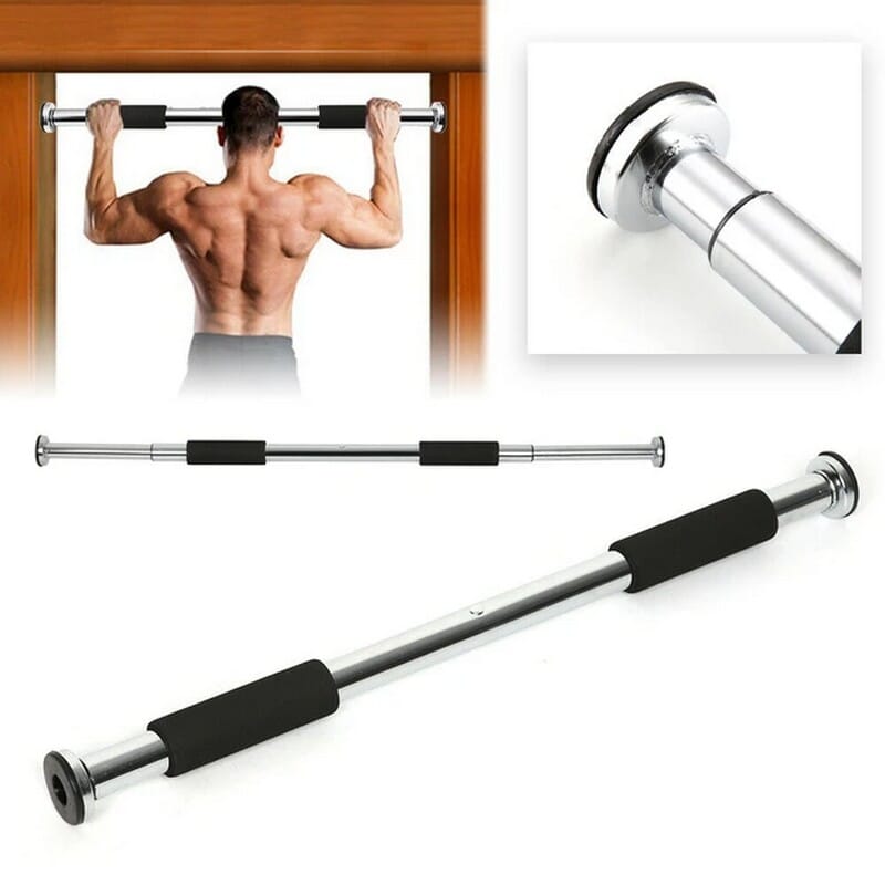 Adjustable Doorway Mount Pull Up/ Chin Up Heavy Duty Rod- Holds Upto 100Kg