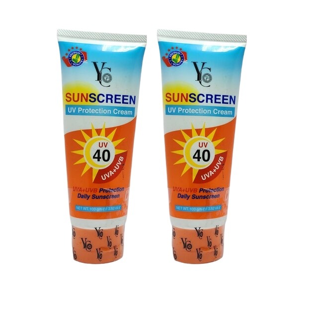 SunScreen Cream UV Protection UV40 Pure Sunscreen SunBlock UVA+UVB Protection - 100ml
