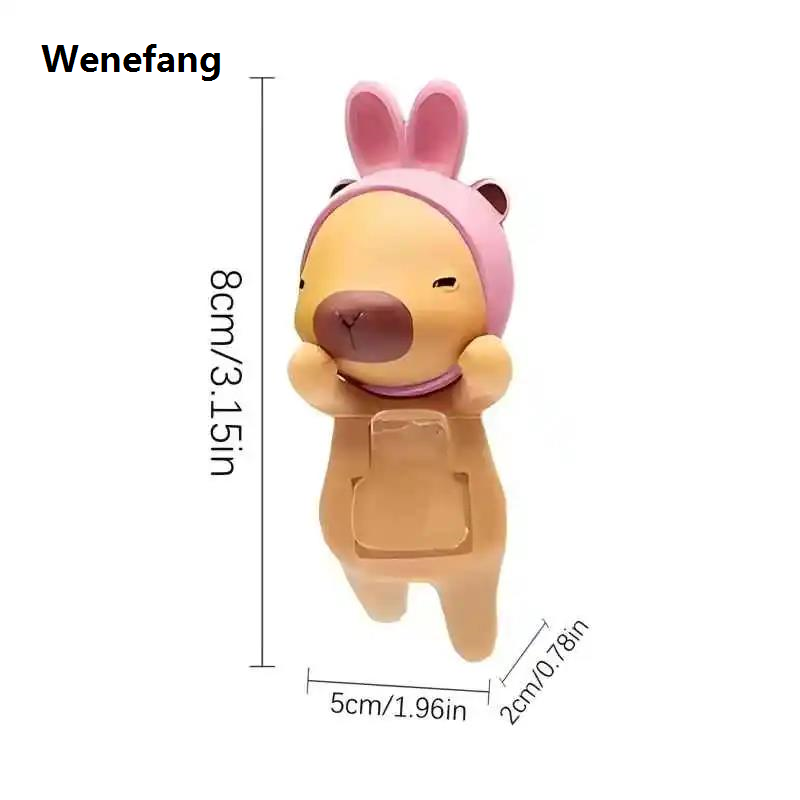 Wenefang New Hot Dolphin Angel Blind Box Capibala Anime Character Night 2025 Light Blind Box Handmade Accessories Gifts and Ornaments