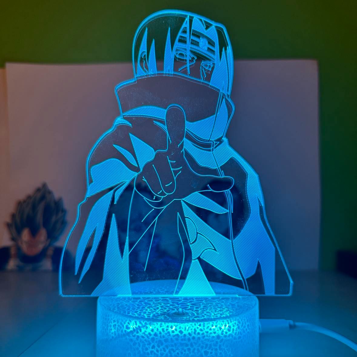 Anime 3D Lamp / Multi Color Options / Uchiha Itachi / Naruto