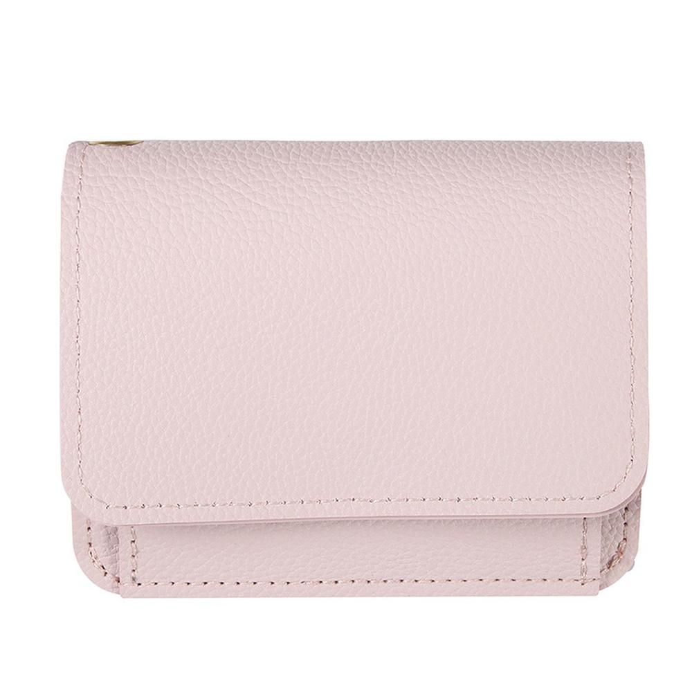 Portable Lightweight Wallet Fashionable Cash Cards Coins Wallet Multi-Layer Durable for Daily Commuting Dating Small Handheld Clutch