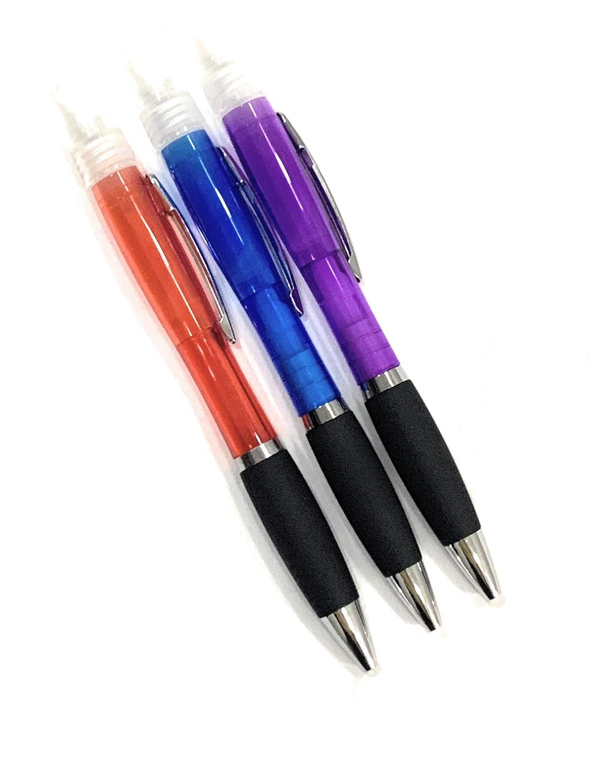 Refillable Sanitizer Spray Pen - Portable 2-in-1 Ball Pen with Mist Sprayer