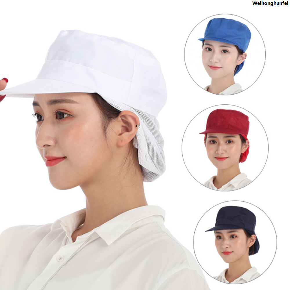 WeihonghunfeiSales promotion Cap reusable cap staff catering adjustment hat workshop mesh piece 2 hair set hat can be fully clothed, hair loss and dustproof work warehouse Hot Selling