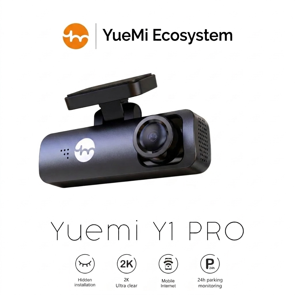 Car Dash Camera -- (DVR) Yuemi Ecosystem YueMi Y1/Y1`Pro Wifi 2K Dash Camera (2560*1440P)