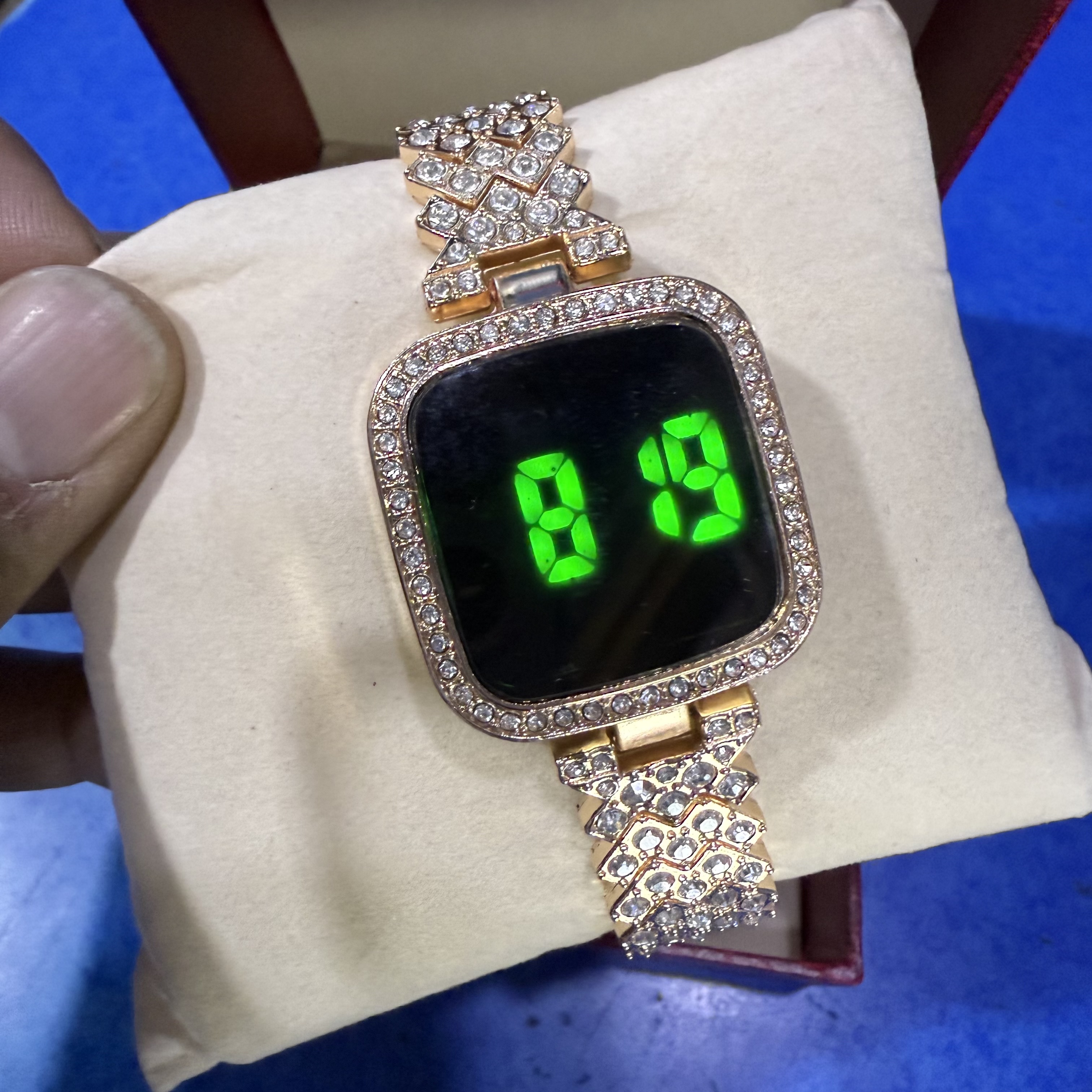 Fashionable Square Shape Stainless Steel Led Watch For Ladies || Sold By Best Suppliers