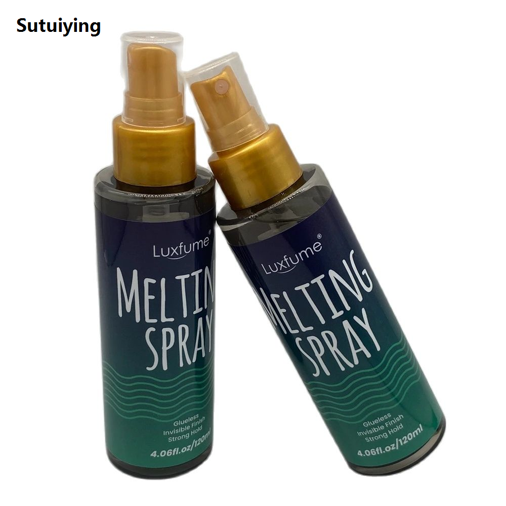 Sutuiying 1 bottle Luxfume 120ml Lace Wig Glue Quick Drying men, Long 2025 New Lasting, Invisible Lace, Natural Melting and Holding Mousse