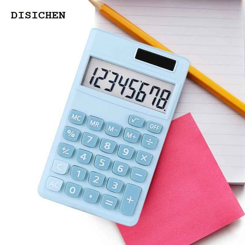 DISICHEN Fifty percent discount 8 Digits Solar Calculator Electronic Calculator Desktop Calculators Home Office School Calculators Financial Accounting Tools