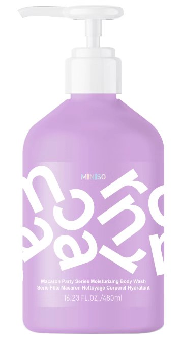 Miniso Macaron Party Series Moisturizing Body Wash (Berry & Tea Scent)/(Peach Scent) Bles Online
