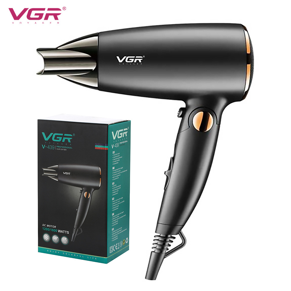 VGR 439 Hair Dryer Professional Personal Care Barber Styling Tools Hot Cold Air Blow Household Foldable ShopHill