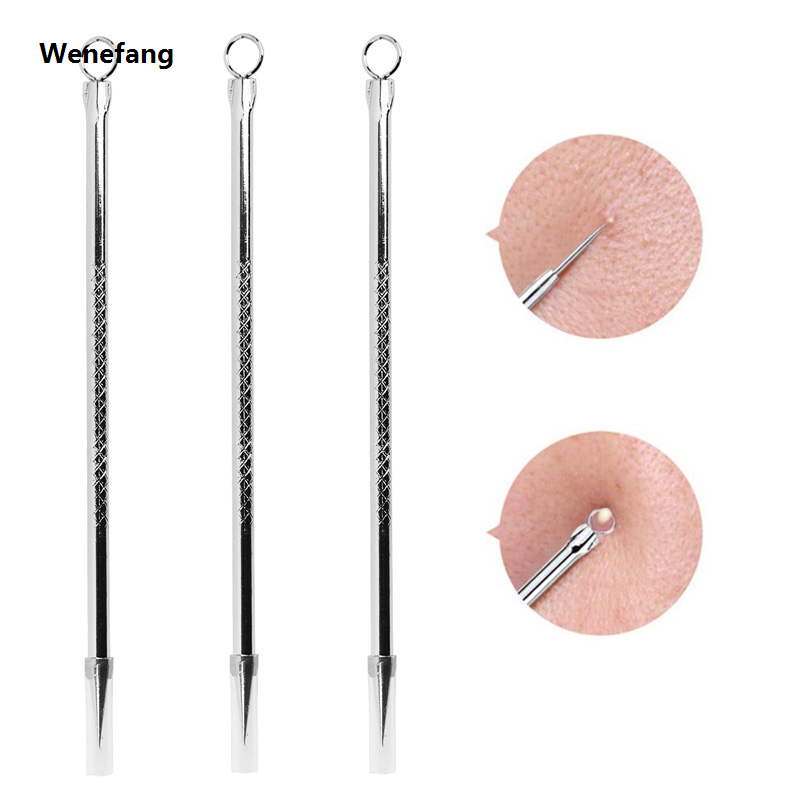 Wenefang New models on sale 【Nine Dan Store】1pcs Silver Blackhead Comedone Acne 2025 New Blemish Remover Stainless Remove Tools removedor de cravo Pore