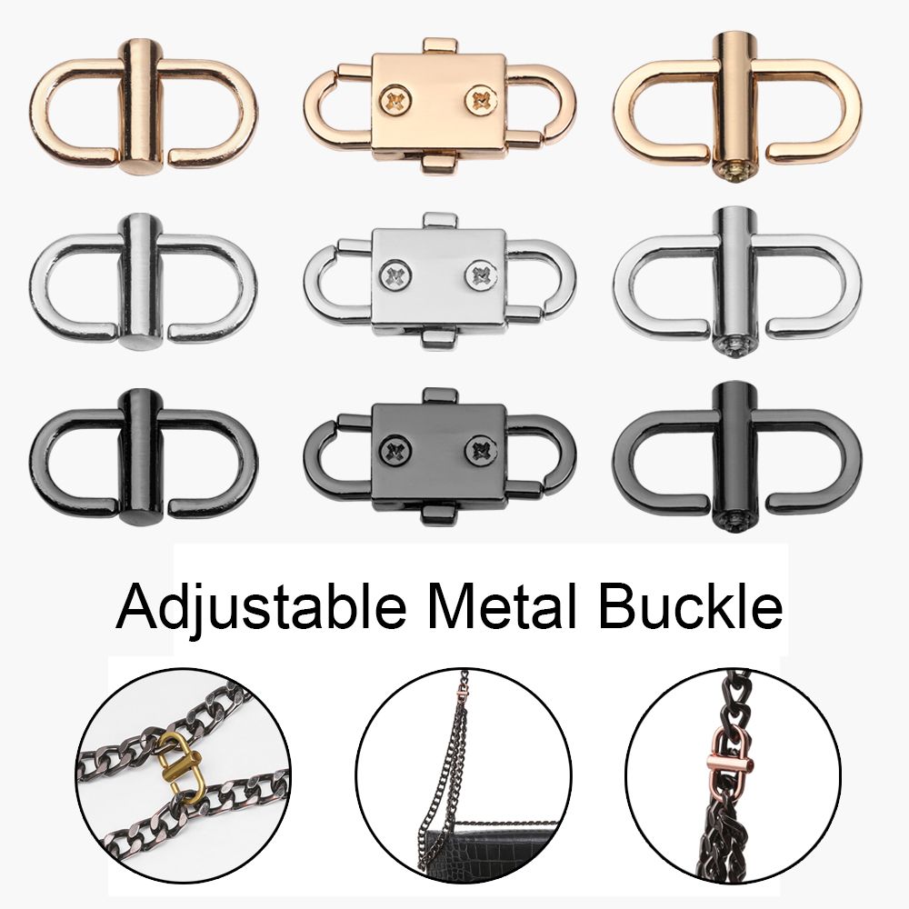 Link Crossbody Accessories Bag Chain Adjusting Buckle Bag Strap Linker Length Shorten Clip Adjustable Metal Buckle
