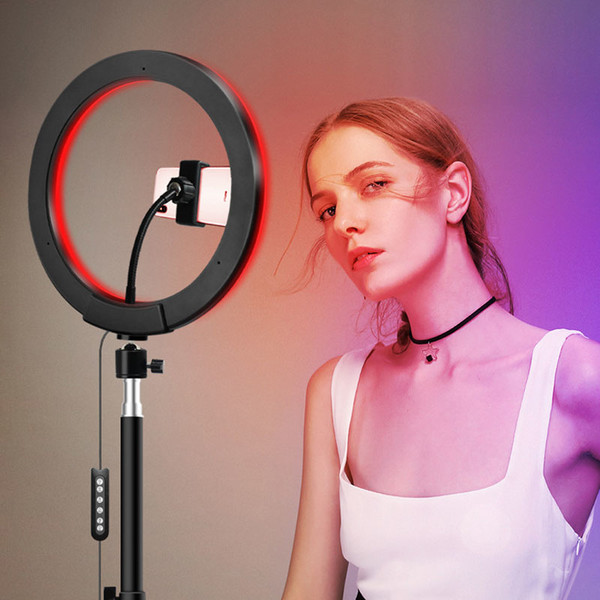 RGB LED Soft Ring Light 33CM Ring Fill Light-Tiktok Youtuber Video