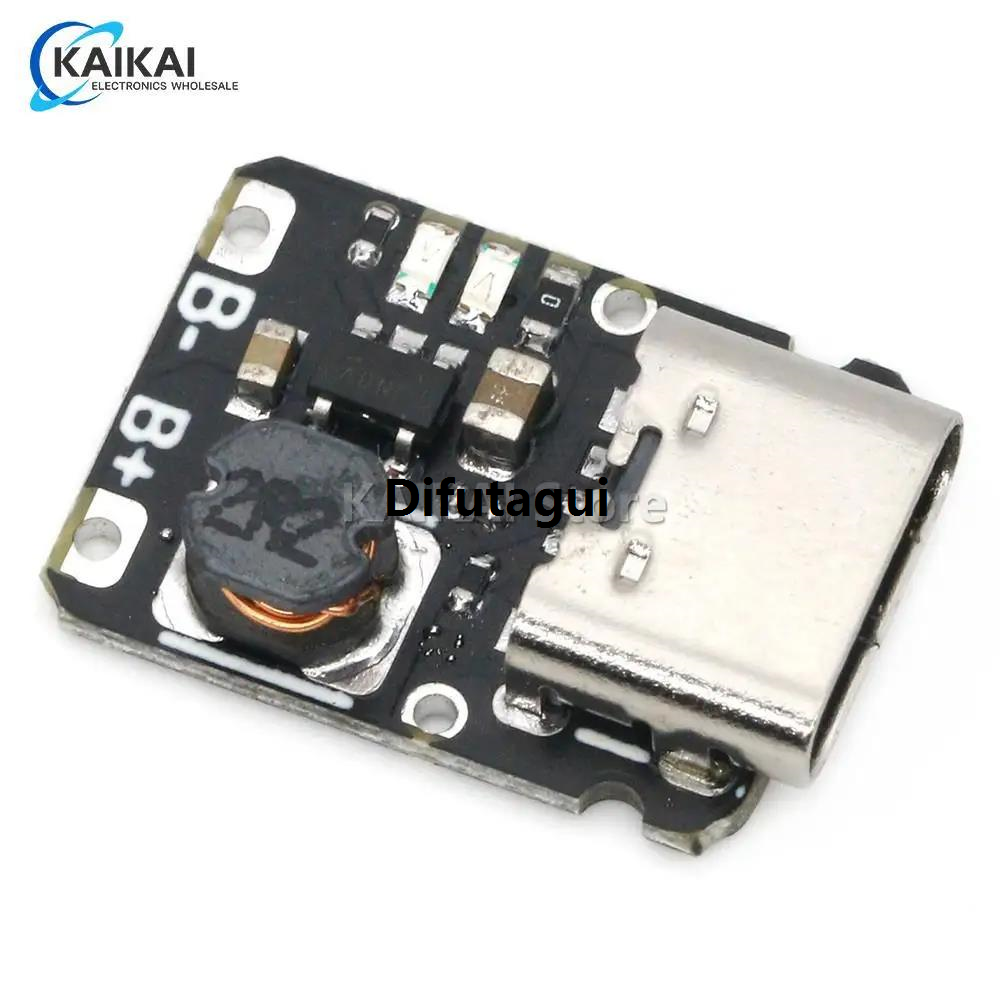 Difutagui Special Offer Mini lithium battery charging module Portable with 5V output boost 18650 type-C with protection