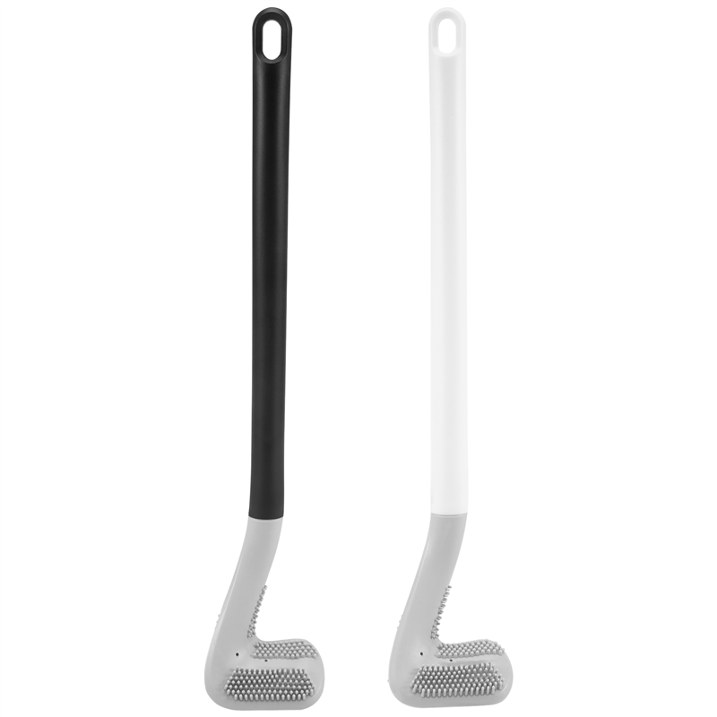 2 Pcs Golf Brush Toilet Brush No Dead Ends Household Toilet Long Handle Squatting Toilet Cleaning Brush